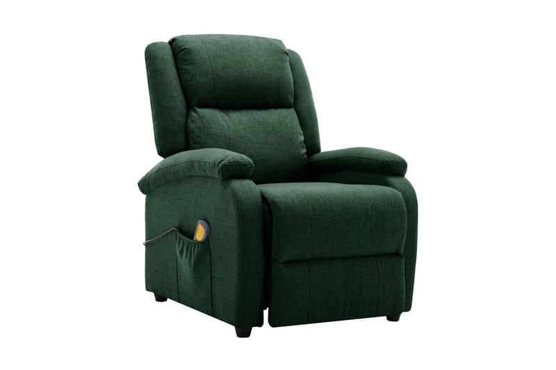 Öronlappsfåtölj recliner mörkgrön tyg - Mörkgrön - Möbler - Vardagsrum - Fåtöljer - Öronlappsfåtölj