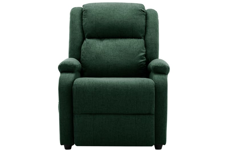 Öronlappsfåtölj recliner mörkgrön tyg - Mörkgrön - Möbler - Vardagsrum - Fåtöljer - Öronlappsfåtölj