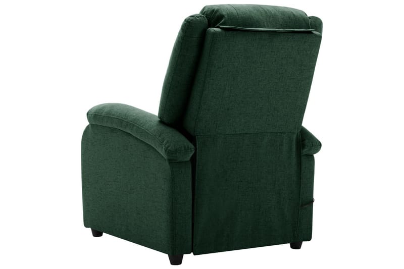 Öronlappsfåtölj recliner mörkgrön tyg - Mörkgrön - Möbler - Vardagsrum - Fåtöljer - Öronlappsfåtölj