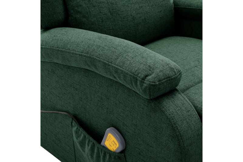 Öronlappsfåtölj recliner mörkgrön tyg - Mörkgrön - Möbler - Vardagsrum - Fåtöljer - Öronlappsfåtölj