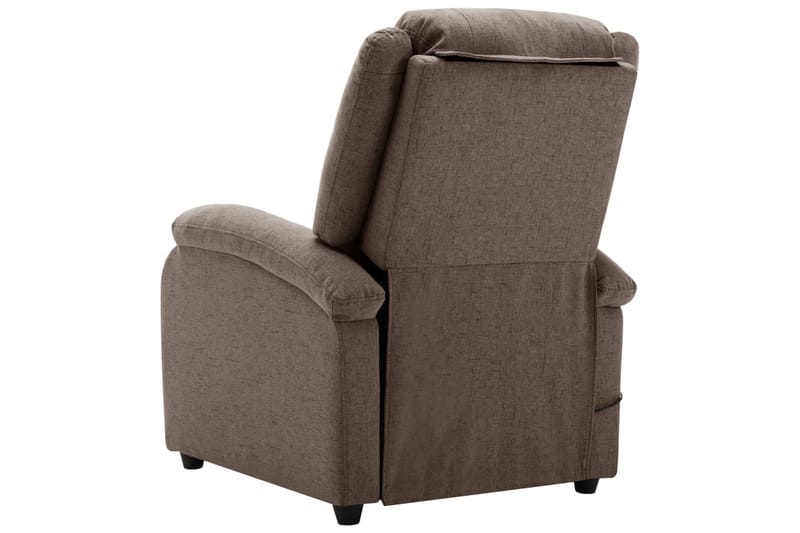 Öronlappsfåtölj recliner taupe tyg - Taupe - Möbler - Vardagsrum - Fåtöljer - Biofåtöljer & reclinerfåtöljer