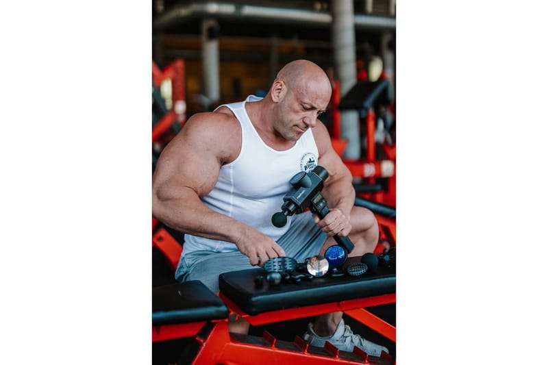 Massagepistol Medivon Bandit Svart - Kök & hushåll - Personvård & hälsa - Massage & välbefinnande - Massageverktyg - Massagepistol