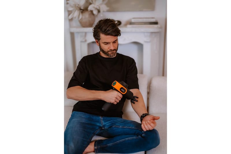 Massagepistol Medivon Gun Vital - Red||Svart - Kök & hushåll - Personvård & hälsa - Massage & välbefinnande - Massageverktyg - Massagepistol