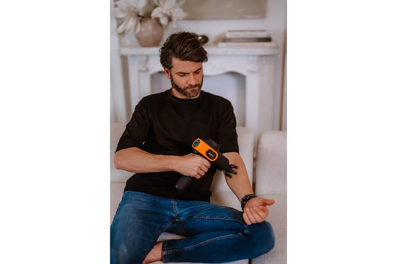 Massagepistol Medivon Gun Vital - Red||Svart - Kök & hushåll - Personvård & hälsa - Massage & välbefinnande - Massageverktyg - Massagepistol