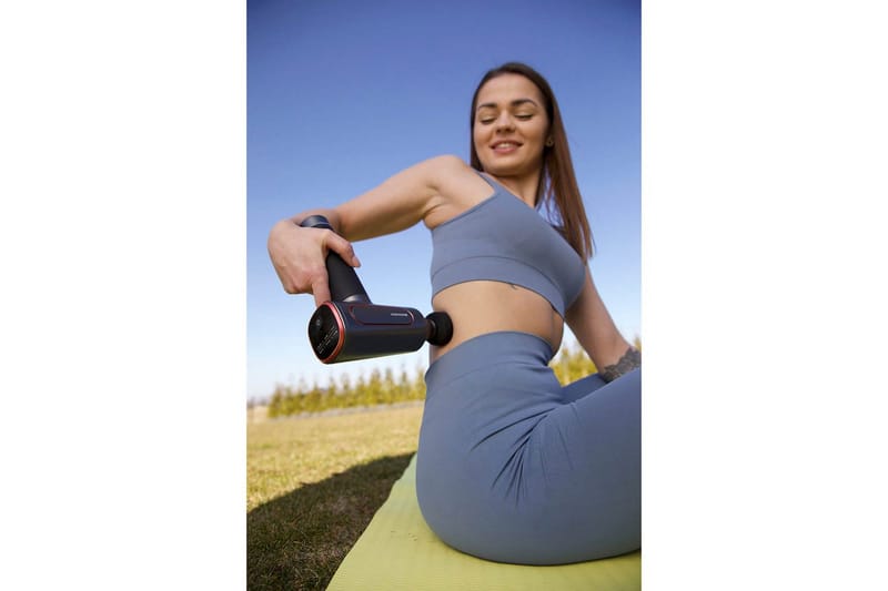 Massagepistol Medivon Pro X2 - Svart||Grå - Kök & hushåll - Personvård & hälsa - Massage & välbefinnande - Massageverktyg - Massagepistol