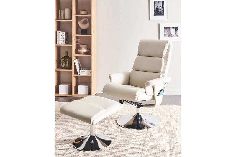 Reclinerfåtölj Legend - Beige, Silver - Kök & hushåll - Personvård & hälsa - Massage & välbefinnande - Massagestolar & massagefåtöljer