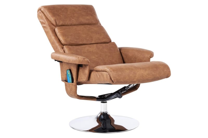 Reclinerfåtölj Legend - Brun, Silver - Kök & hushåll - Personvård & hälsa - Massage & välbefinnande - Massagestolar & massagefåtöljer