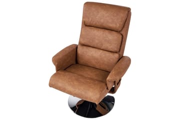 Reclinerfåtölj Legend - Brun/Silver - Kök & hushåll - Personvård & hälsa - Massage & välbefinnande - Massagestolar & massagefåtöljer