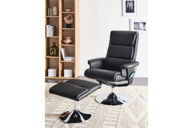 Reclinerfåtölj Legend - Svart, Silver - Kök & hushåll - Personvård & hälsa - Massage & välbefinnande - Massagestolar & massagefåtöljer