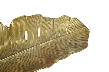Kelvik Dekorationsskål Blad i aluminium - guld - Kök & hushåll - Servering & dukning - Annat för Dukning & Servering - Uppläggning