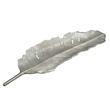 Kelvik Dekorationsskål Blad i aluminium - silver - Kök & hushåll - Servering & dukning - Annat för Dukning & Servering - Uppläggning