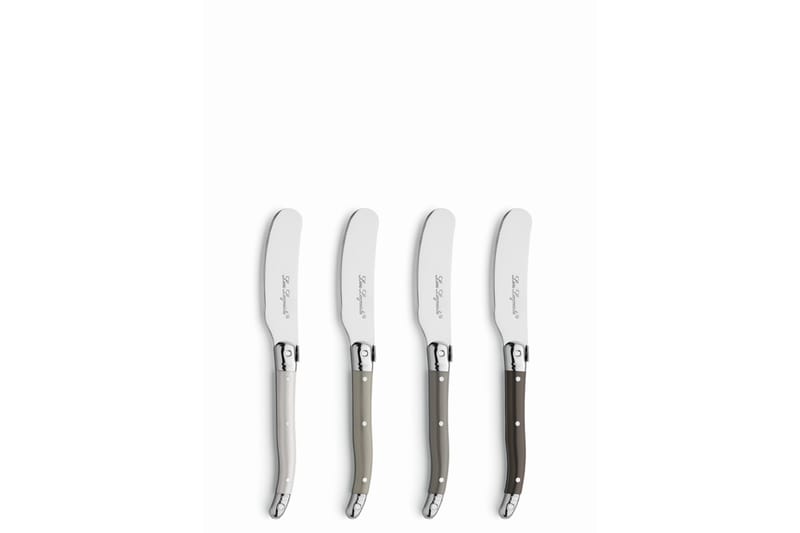 TRADITION Smörknivar 4-p Mixade Färger Pepper/Pearl/Taupe - Smörknivar