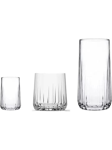 Berriaren Glasset (18 delar) 17x32x32 cm - Transparent - Kök & hushåll - Servering & dukning - Dricksglas - Drinkglas & highballglas
