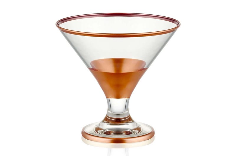 GLAS SET 6-pack Roséguld - Cocktailglas