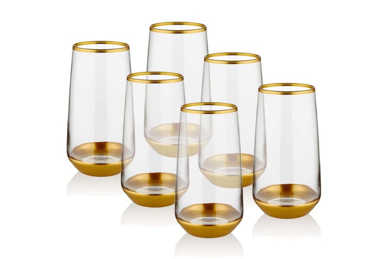 Highballglas - Guld - Drinkglas & highballglas