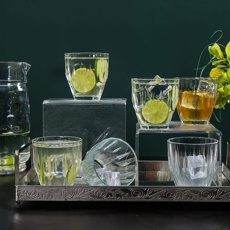 Osvall Glasset (6 delar) 8,5x8,5x8,7 cm - transparent - Kök & hushåll - Servering & dukning - Dricksglas - Vattenglas