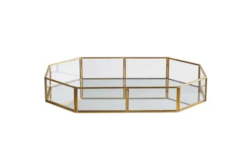 Bricka Chabris Guld/transparent - Guld/transparent - Kök & hushåll - Servering & dukning - Fat & brickor - Serveringsfat & serveringsbricka