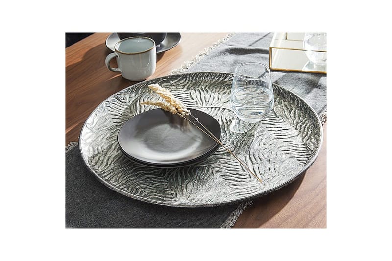 Bricka Kitnos Silver - Silver - Kök & hushåll - Servering & dukning - Fat & brickor - Serveringsfat & serveringsbricka