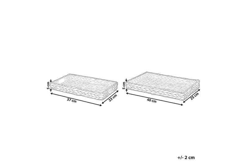 Bricka Kontum set om 2 - Kök & hushåll - Servering & dukning - Fat & brickor - Serveringsfat & serveringsbricka