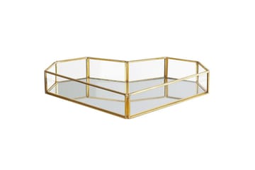 Bricka Pontivy Guld/transparent - Guld/transparent - Kök & hushåll - Servering & dukning - Fat & brickor - Serveringsfat & serveringsbricka