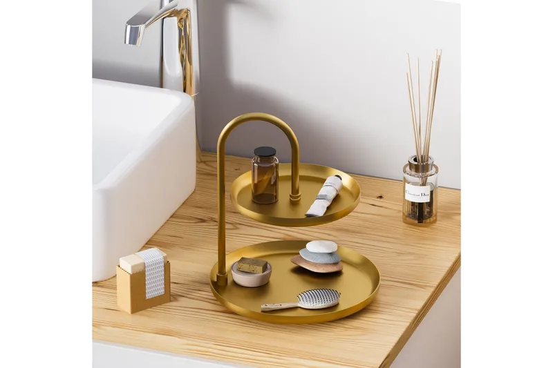 Dekorativt Metalltillbehör Mirven - Guld - Kök & hushåll - Servering & dukning - Fat & brickor - Serveringsfat & serveringsbricka