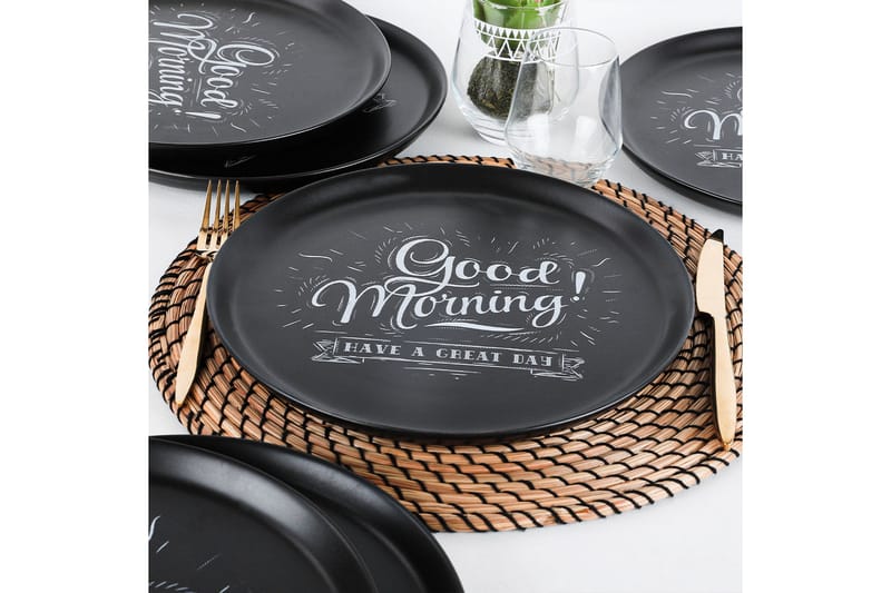 Khokan Serveringsfat 28 cm Mattsvart