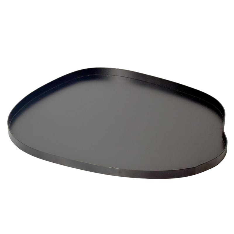 Ralven Dekorationsfat 35 cm i metall med organisk design - matt svart - Kök & hushåll - Servering & dukning - Fat & brickor - Serveringsfat & serveringsbricka