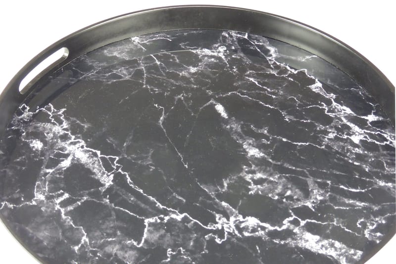 Saturn Serveringsbricka - Svart/Glas/Plast - Kök & hushåll - Servering & dukning - Fat & brickor - Serveringsfat & serveringsbricka