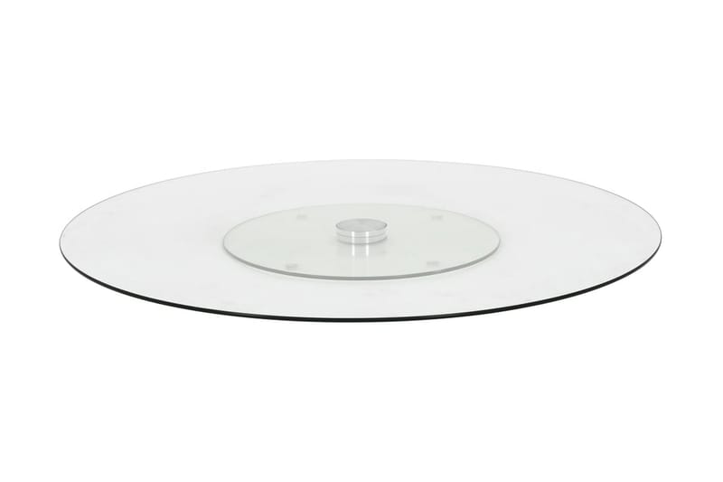 Snurrbar serveringsbricka transparent 60 cm härdat glas - Transparent - Kök & hushåll - Servering & dukning - Fat & brickor - Serveringsfat & serveringsbricka