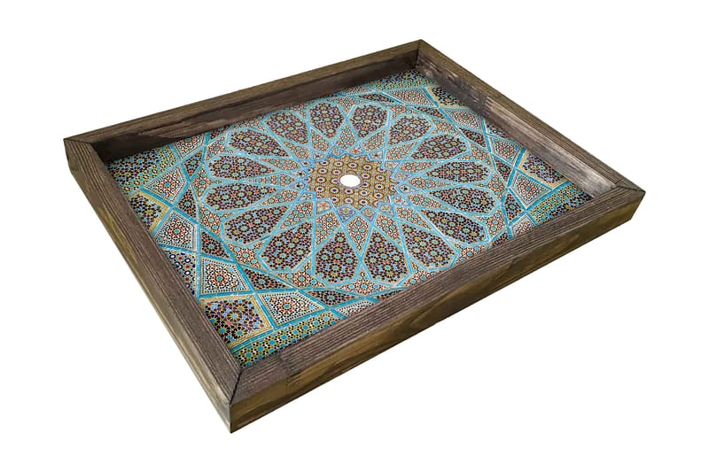 Traxory Bricka 30 cm, Flerfärgad