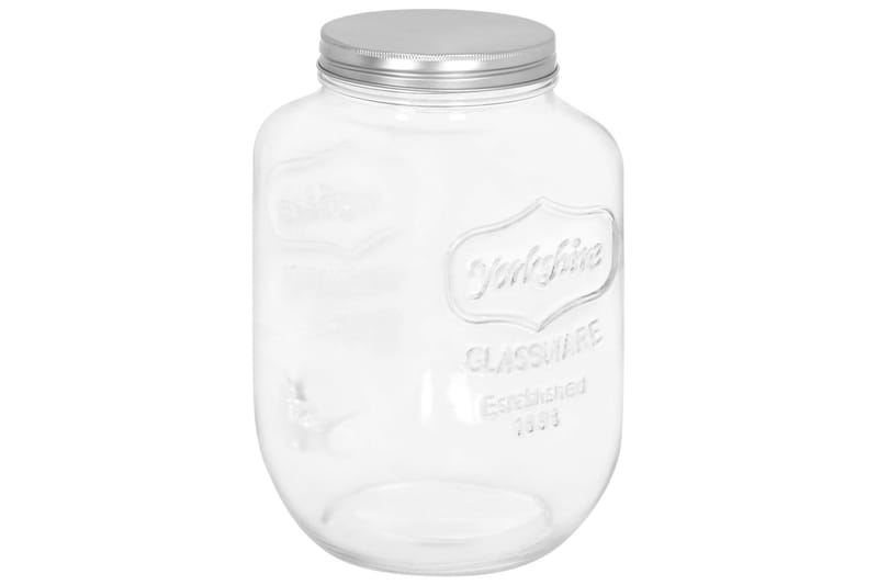 Glasbehållare med tappkran 8050 ml glas - Tappkransbehållare