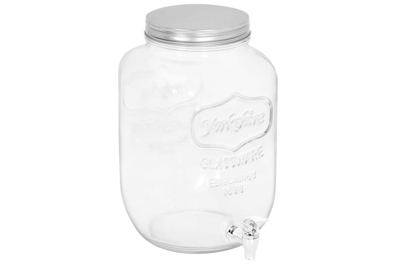 Glasbehållare med tappkran 8050 ml glas - Kök & hushåll - Servering & dukning - Kannor & Karaffer - Tappkransbehållare