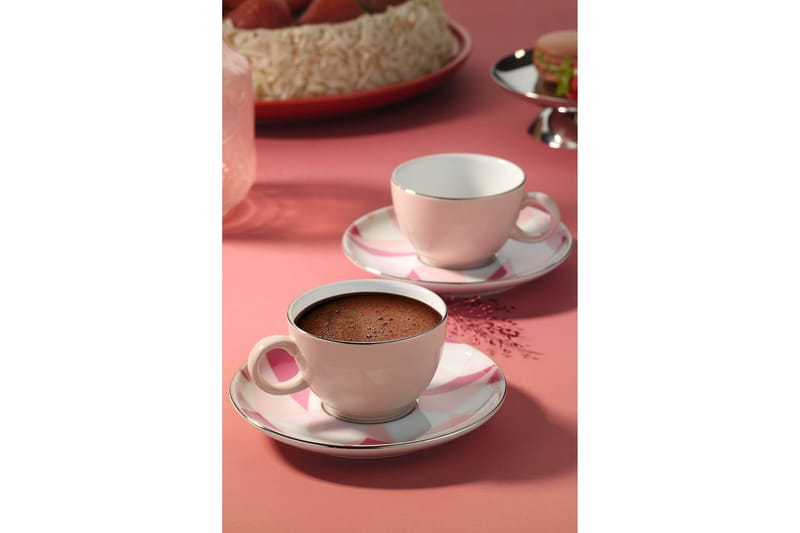 BRASSINGTON Kaffekopp 4-delar Flerfärgad - Kaffekoppar & kaffemuggar