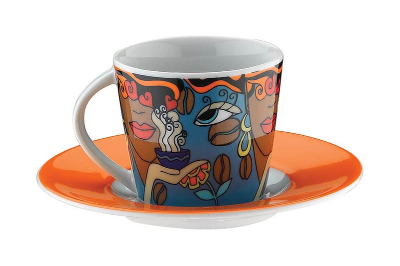 KAFFESERVIS 12-pack Flerfärgad - Kök & hushåll - Servering & dukning - Koppar & muggar - Kaffekoppar & kaffemuggar