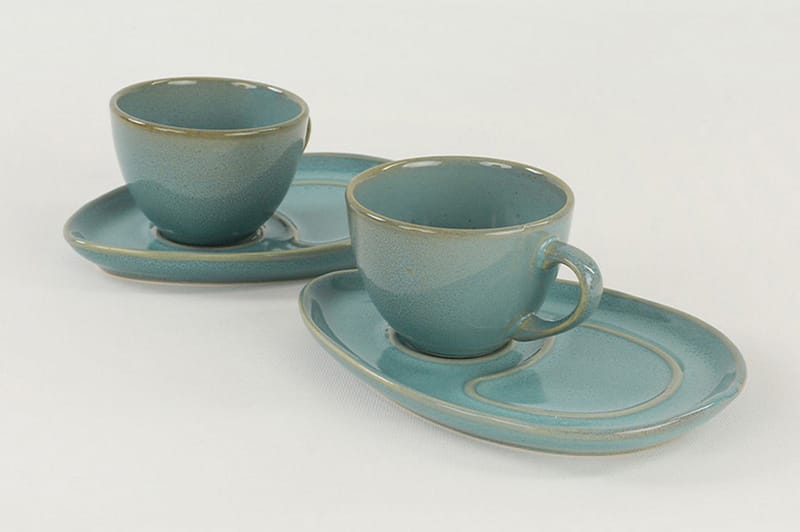 KAFFESERVIS 4-pack Turkos - Kök & hushåll - Servering & dukning - Koppar & muggar - Kaffekoppar & kaffemuggar