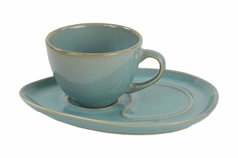 KAFFESERVIS 4-pack Turkos