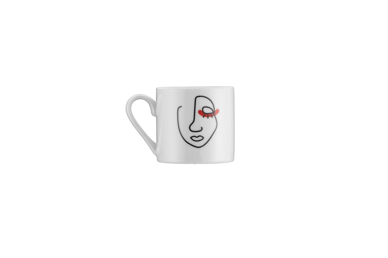 Mahasim Kaffekopp 4-delar Flerfärgad - Kök & hushåll - Servering & dukning - Koppar & muggar - Kaffekoppar & kaffemuggar
