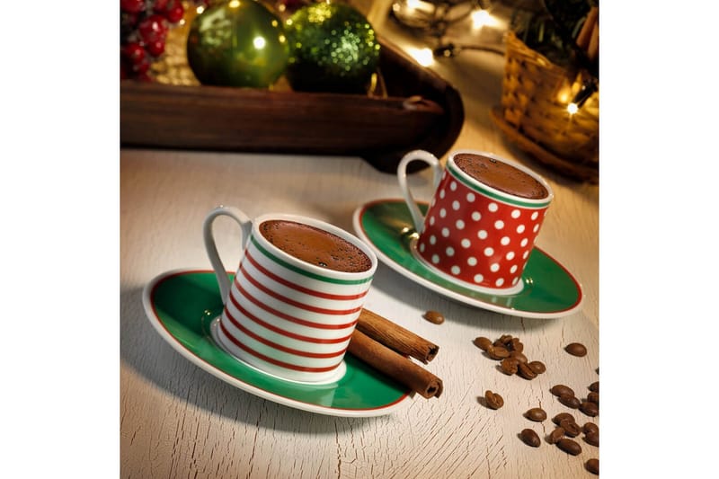Mahasim Kaffekopp 4-delar Flerfärgad - Kaffekoppar & kaffemuggar