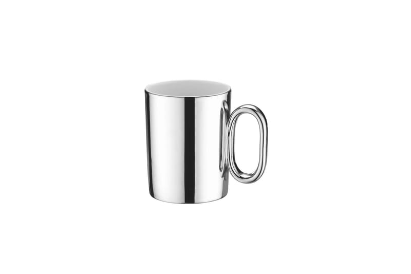 YENICAMI Kaffekopp 4-delar Silver/Vit - Kaffekoppar & kaffemuggar