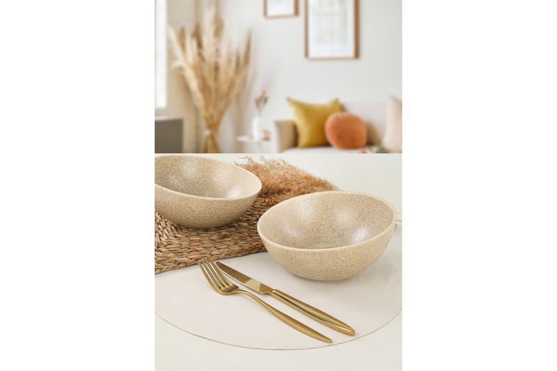 Kaul Djup Tallrik 18 cm Creme - Djupa tallrikar