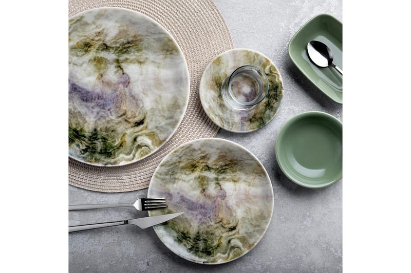 Frukostset (25 delar) Nylar 128 Flerfärgad - Multifärgad - Kök & hushåll - Servering & dukning - Porslin - Porslinsservis