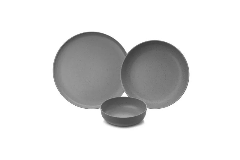 Middagset (12 delar) Athodna Antracit - Antracit - Kök & hushåll - Servering & dukning - Porslin - Porslinstallrik