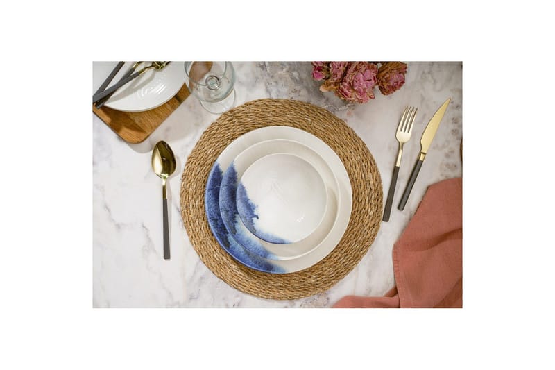 Middagset (24 delar) Avanna Flerfärgad - Multifärgad - Kök & hushåll - Servering & dukning - Porslin - Porslinstallrik