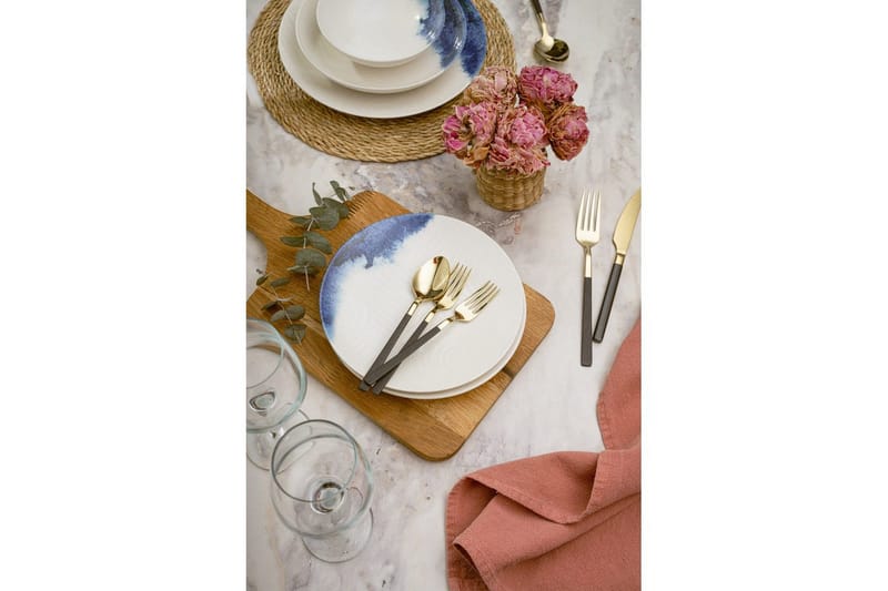 Middagset (24 delar) Avanna Flerfärgad - Multifärgad - Kök & hushåll - Servering & dukning - Porslin - Porslinstallrik