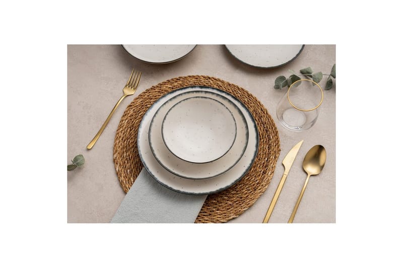 Middagset (24 delar) Noriel Mångfärgad - Multifärgad - Kök & hushåll - Servering & dukning - Porslin - Porslinstallrik