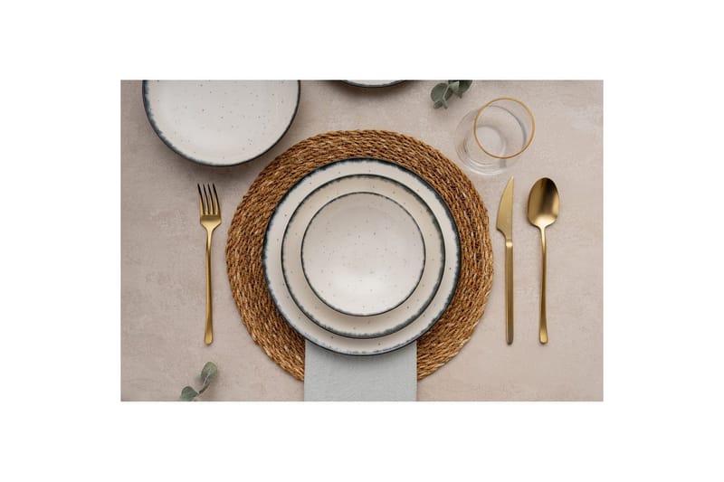 Middagset (24 delar) Noriel Mångfärgad - Multifärgad - Kök & hushåll - Servering & dukning - Porslin - Porslinstallrik