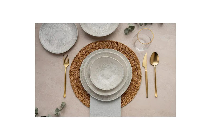 Middagset (24 delar) Sylreth Flerfärgad - Multifärgad - Kök & hushåll - Servering & dukning - Porslin - Porslinstallrik