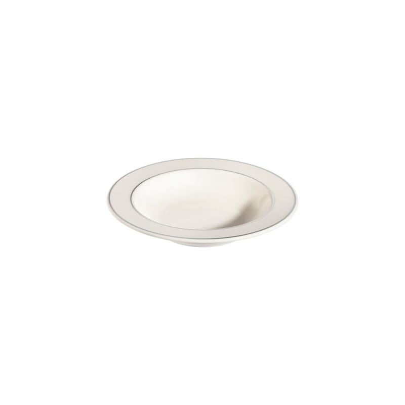 Platin Middagsservis (53 delar) 53x33x36 cm - vit och silver - Kök & hushåll - Servering & dukning - Porslin - Porslinsservis
