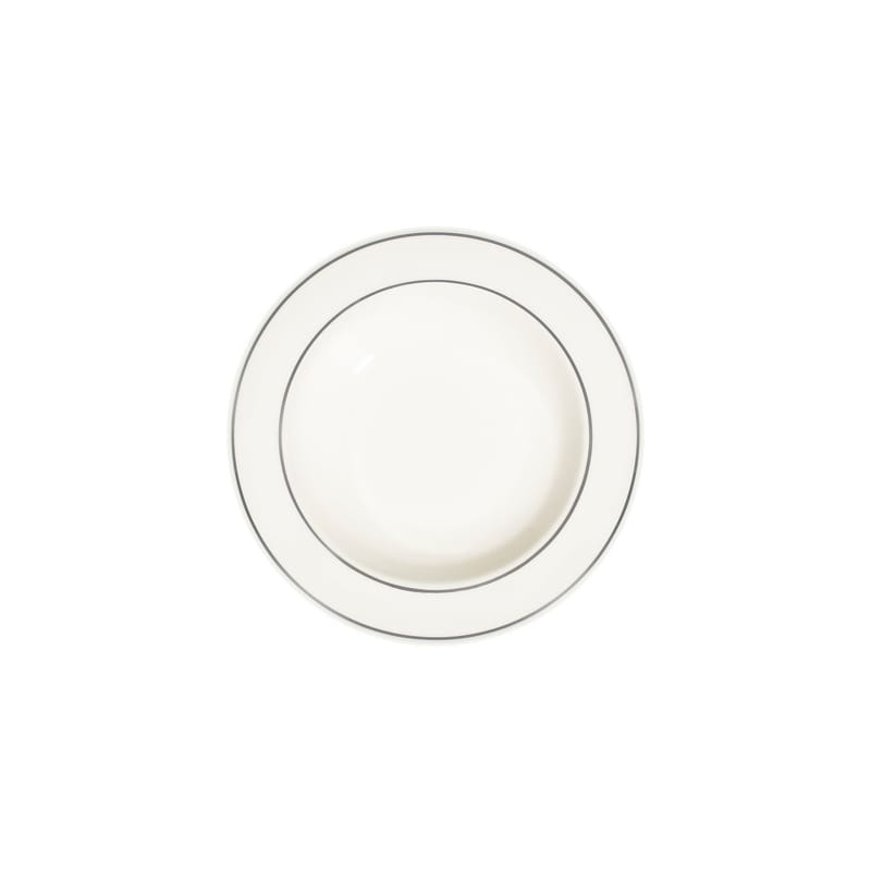 Platin Middagsservis (53 delar) 53x33x36 cm - vit och silver - Kök & hushåll - Servering & dukning - Porslin - Porslinsservis