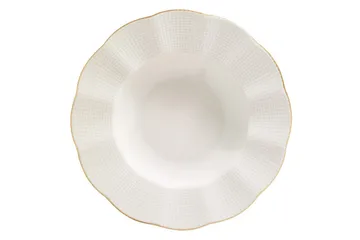 Adine Middagsservis 24 Delar Porslin - Creme/Guld - Kök & hushåll - Servering & dukning - Porslin - Porslinsservis